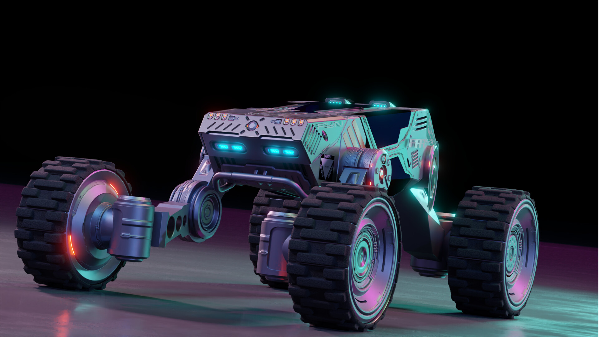 mhk-studio-sci-fi-car-render